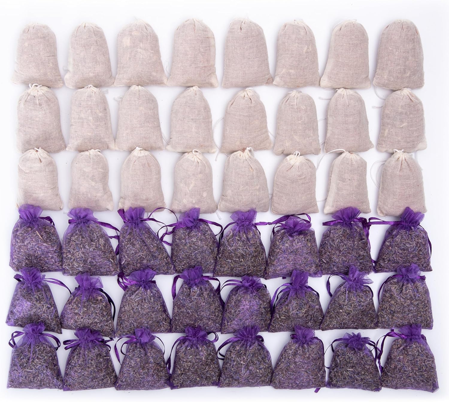 Lavande Sur Terre 48 Pack Cedar and Lavender Sachets for Home Fragrance