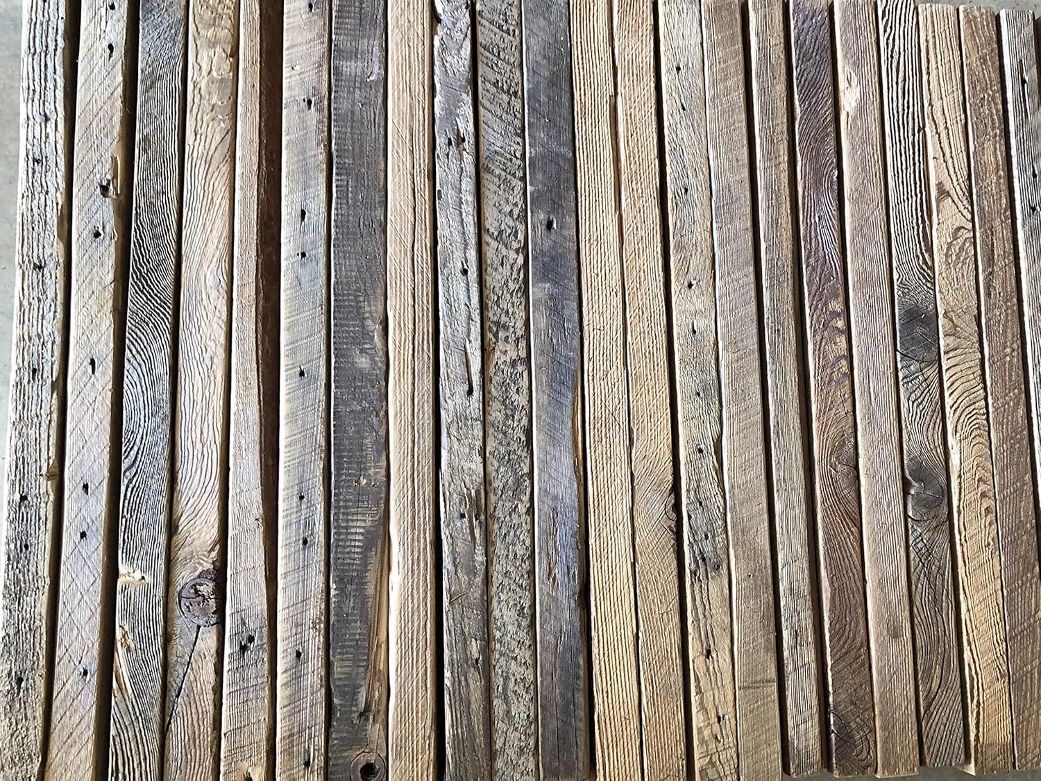 Urban Legacy Reclaimed Barn Plank Floating Shelves Set of 2