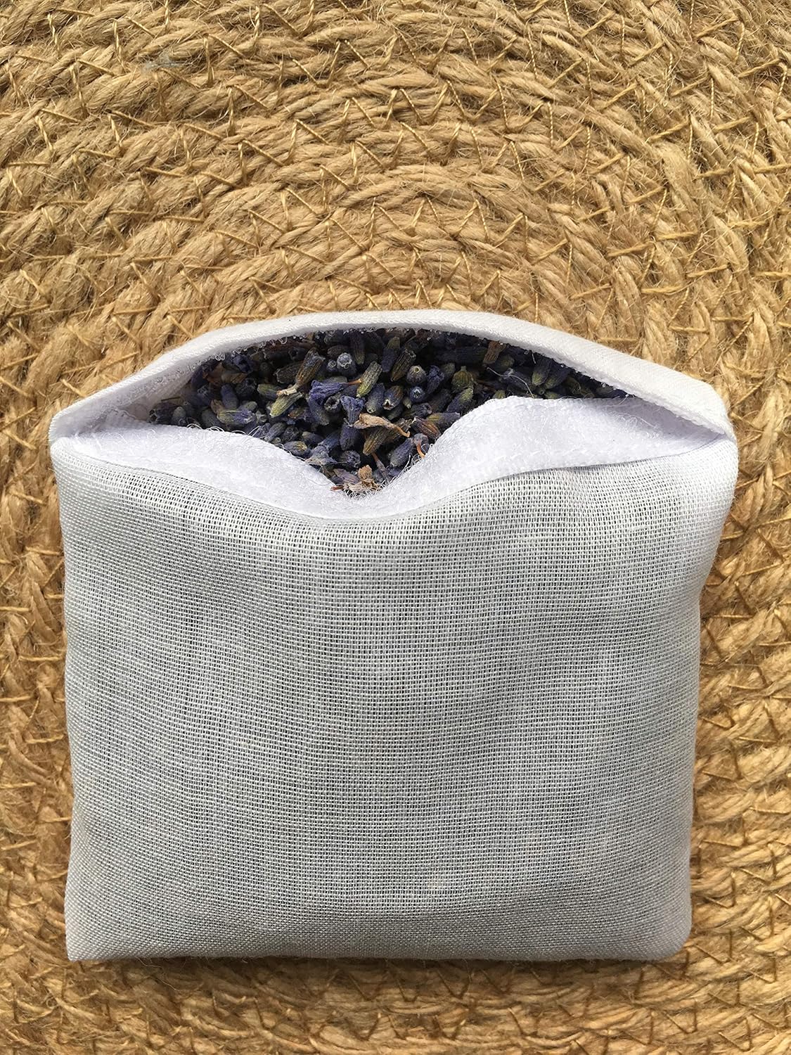 Hand Embroidered Lavender Pillow Sachet Bag Set of 3