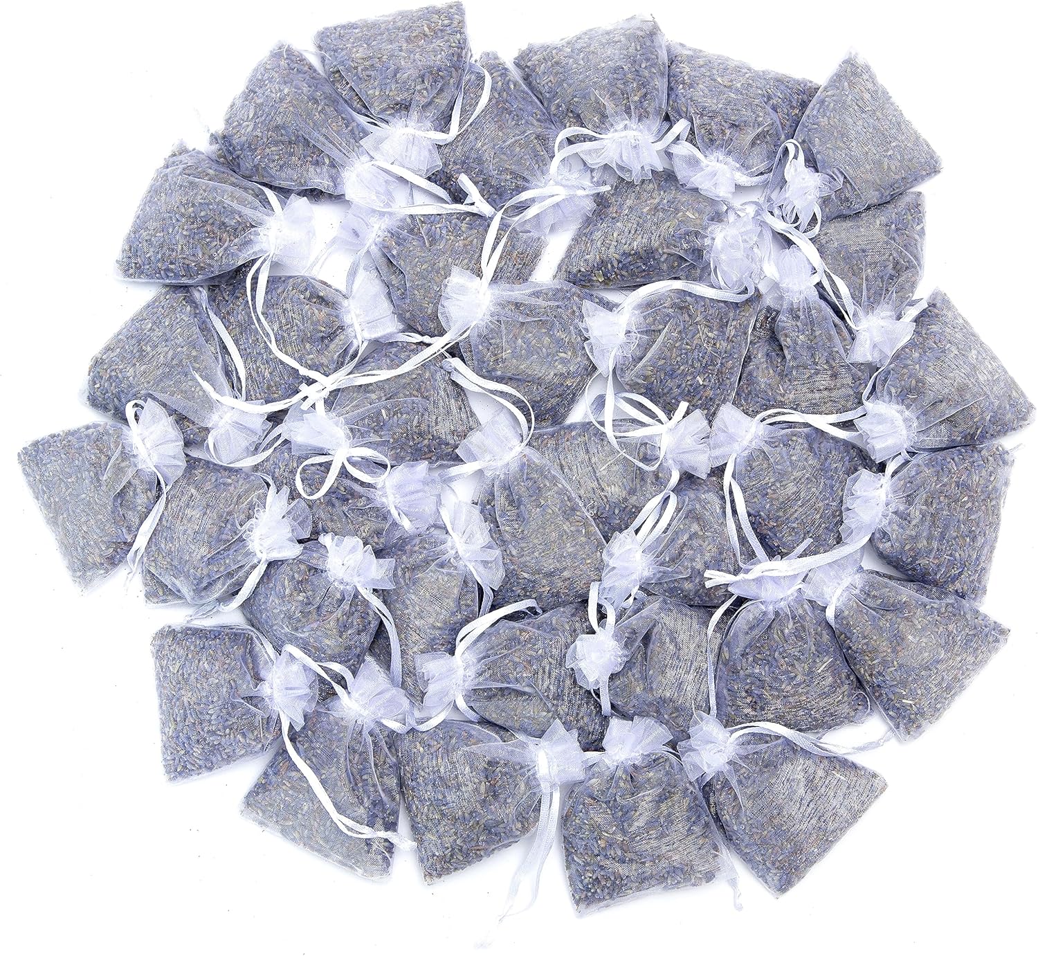 French Lavender Sachets Set of 36 White Home Fragrance